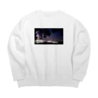 /Life goes on/の夜と夕暮れのあいだ Big Crew Neck Sweatshirt