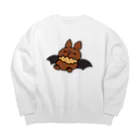 oshiriのすやすや吸けつ鬼 Big Crew Neck Sweatshirt