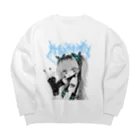 萌えショップの萌 Big Crew Neck Sweatshirt