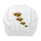 れんこんのタンタンタンタン麺 Big Crew Neck Sweatshirt