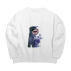 うちの猫はボムといいますの愛猫ボムは宇宙飛行士になった Big Crew Neck Sweatshirt