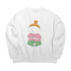 ほどまるのごあいさつ Big Crew Neck Sweatshirt