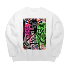 Tomoya Satoのextreme scream Big Crew Neck Sweatshirt