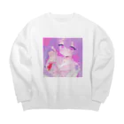 あくむ病院の病み子ちゃん Big Crew Neck Sweatshirt