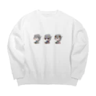 ©lock/創作雑多絵の漂う船幽霊たち Big Crew Neck Sweatshirt