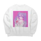 あくむ病院の病み子たゃ Big Crew Neck Sweatshirt