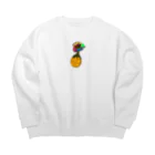 れんこんのbsk Big Crew Neck Sweatshirt