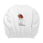 carmelのambition Big Crew Neck Sweatshirt