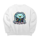 あきょり。のアマビエちゃま Big Crew Neck Sweatshirt