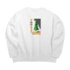 SAKURA スタイルのクリスマスの終わり Big Crew Neck Sweatshirt