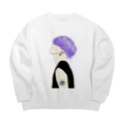 れんこんのjuju Big Crew Neck Sweatshirt