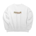 ジーナショップ(たぬき多め)のゴレンジャーたぬき Big Crew Neck Sweatshirt