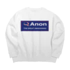 DRIPPEDのQAnon THE GREAT AWAKENING! Big Crew Neck Sweatshirt