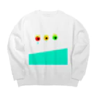 ｸﾞｯﾊﾟｵﾝのシンゴウキ泣いてるよ。 Big Crew Neck Sweatshirt