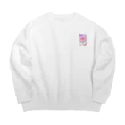 ムッチッパのうさぎ頭のゆめかわセーラー少女 Big Crew Neck Sweatshirt