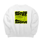 GEEKS COUNTER ATTACKのSTAY SOFA(yellow) Big Crew Neck Sweatshirt