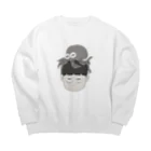 ﾆﾝｼﾞﾝｲｯﾎﾟﾝのたこぼうず Big Crew Neck Sweatshirt