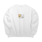 Pocoxxchiのシロの心情 Big Crew Neck Sweatshirt