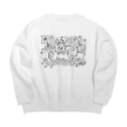 まさおかしおりのしーちゃんときょうりゅう探検隊 Big Crew Neck Sweatshirt