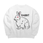 DRIPPEDのRABBIT-うさぎ- Big Crew Neck Sweatshirt