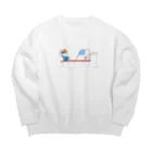 883ka75の船釣り Big Crew Neck Sweatshirt