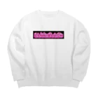 Cannibalismの💗🤍cannibalism🤍💗 Big Crew Neck Sweatshirt