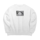 GeTemonoのking gun 白目 Big Crew Neck Sweatshirt