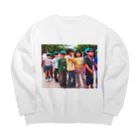 私とミニチュアダックスフンドの輝 Big Crew Neck Sweatshirt