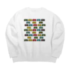 気ままに創作　よろず堂の電車 Big Crew Neck Sweatshirt