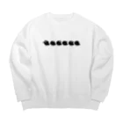 お魚ちゃんねるエイジの釣り好きぼうしくん大集合 Big Crew Neck Sweatshirt