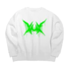 HachijuhachiのDECAY GREEN Big Crew Neck Sweatshirt