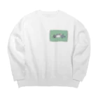 ちゅわんわんのかまぼこの重量挙げ Big Crew Neck Sweatshirt