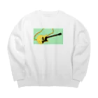 SASAMIのPlaying the Guitar Big Crew Neck Sweatshirt