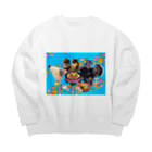 mnto雑貨洋品店の焼肉パーティ Big Crew Neck Sweatshirt