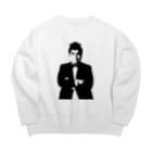 ミロクトイ支配人のお店の支配人ミロクヒロシ Big Crew Neck Sweatshirt