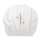 mamapockのface -)- Big Crew Neck Sweatshirt