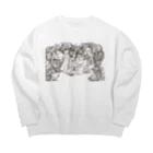 真珠子の自分に恋してちゃん Big Crew Neck Sweatshirt