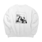 しえるーむのシェットランドシープドッグ Big Crew Neck Sweatshirt