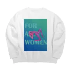 Yuta YoshiのAll for women1 Big Crew Neck Sweatshirt