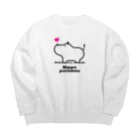 Atelier Cのヒッポー（カバ） Big Crew Neck Sweatshirt