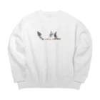 nico&ice storeのSkigelande people Big Crew Neck Sweatshirt