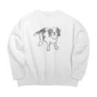 みみのラブリーめっちゃんん Big Crew Neck Sweatshirt