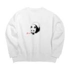 ケアサロンmimosa（ミモザ）のパンダウォーク Big Crew Neck Sweatshirt