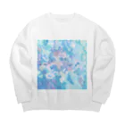 ha ru mi .の断面 Big Crew Neck Sweatshirt