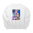 kanabiのPrincess Connect: Swimsuit Makoto Big Crew Neck Sweatshirt