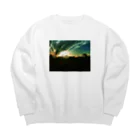 SHOPマニャガハの変わる空、変わる雲 Big Crew Neck Sweatshirt