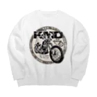 NOW ONのchannel KMD Big Crew Neck Sweatshirt