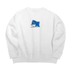 焼き芋のサメのマトリョーシカ Big Crew Neck Sweatshirt