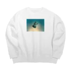 utarotarotaroの無職の天使 Big Crew Neck Sweatshirt