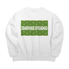 章栄丸byISARIBIstudioのISARIBI BOXロゴ"和み"シリーズ Big Crew Neck Sweatshirt